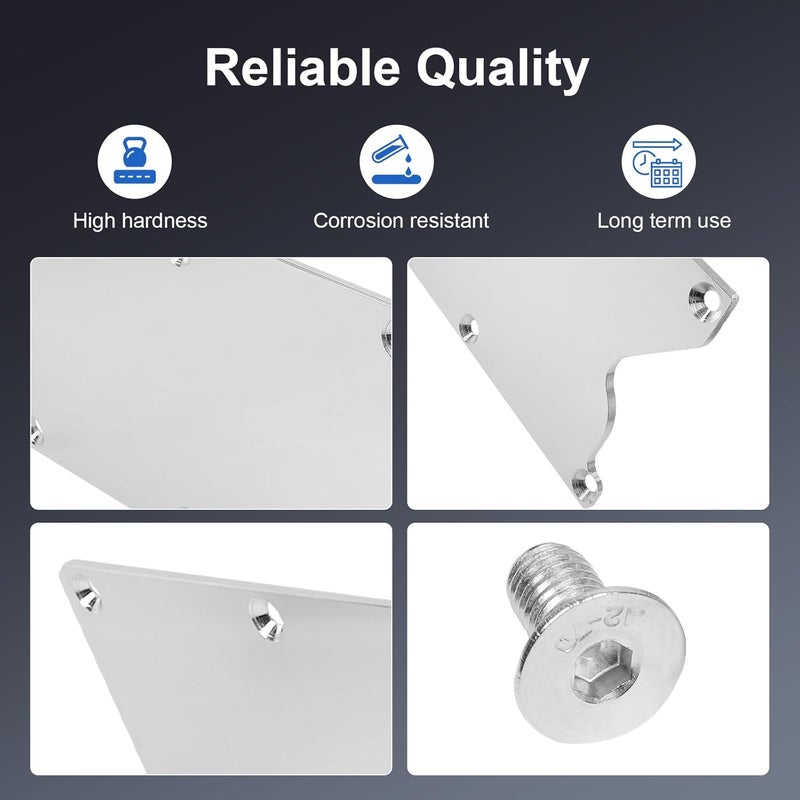 RALZAOTO LS Gen 3 Valley Pan Cover Plate Low Profile Compatible with LSX LS1 LM7 LR4 LQ4 LS6 L59 LQ9 LM4 L33 (Silver) - Image 4